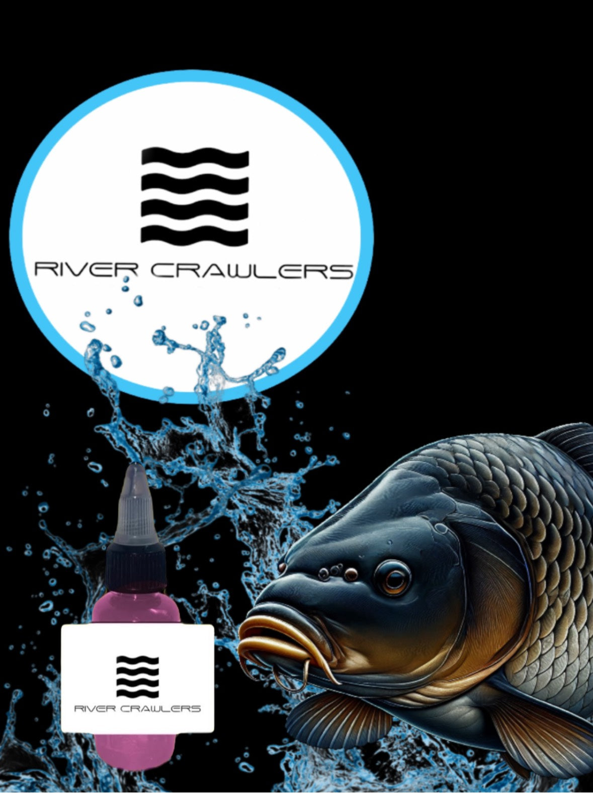 (NEW) Liquid Carp Attractant (Bubblegum Orange)