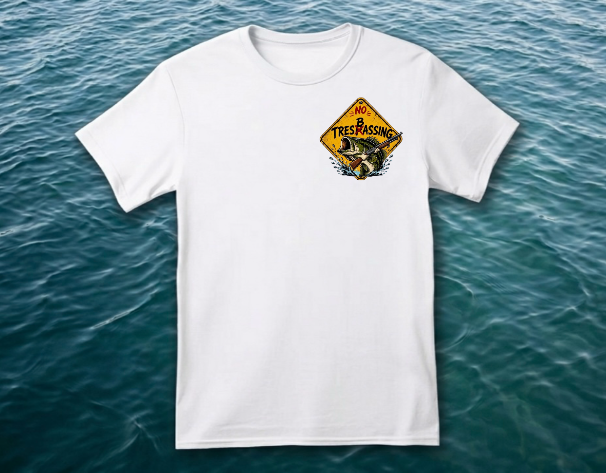 “NO TRESBASSING” T-Shirt (White)