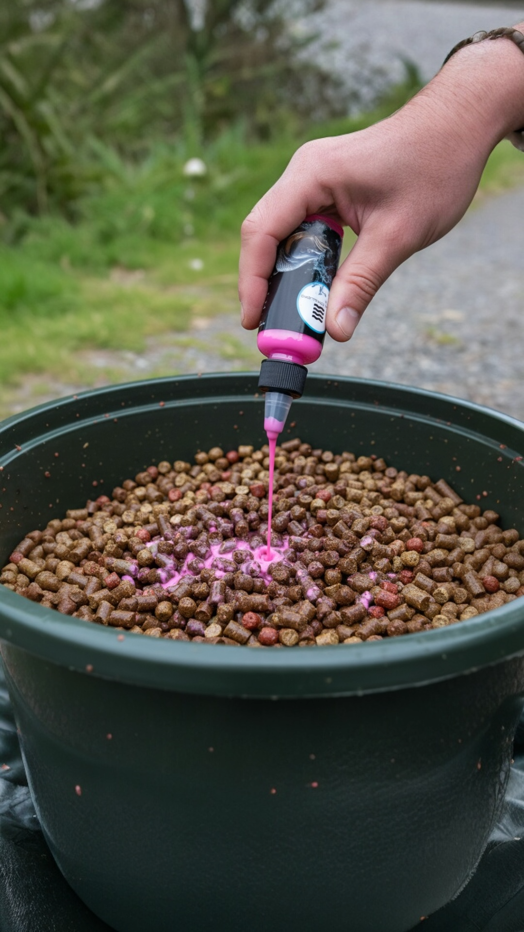 (NEW) Liquid Carp Attractant (Bubblegum Peach)