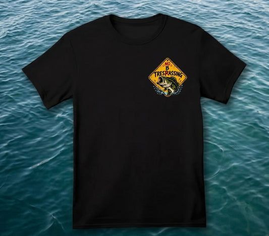 “NO TRESBASSING” T-Shirt (BLACK)