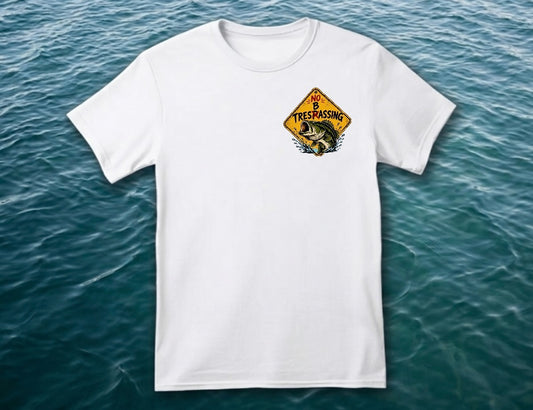“NO TRESBASSING” T-Shirt (White)